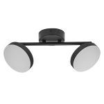 Ledvance LED Decor Spot Moon Staal Zwart 10W 560lm - 830 Warm Wit