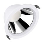 Ledvance LED Downlight Comfort Aluminium Wit 18W 2160lm 55D - 930-940 CCT | 160mm - Zaagmaat 150mm - IP44 - Beste Kleurweergave - UGR<19 - Zigbee Dimbaar 