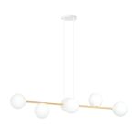 Emibig Hanglamp Gravity Staal Wit | Geschikt voor 6x E14 - Max 10W