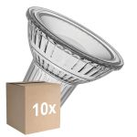 Voordeelpak 10x Ledvance LED Spot GU10 PAR16 6.9W 650lm 120D - 927 Zeer Warm Wit | Beste Kleurweergave - Dimbaar - Vervangt 80W