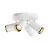 Asto Tube Plafond Spot Aluminium Wit | 4x GU10 Max. 10W - Dimbaar