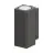 Ledvance Wandlamp Urban Vario Aluminium Grijs Up & Down 27W 2700lm - 830-840 CCT | IP65 - Dali Dimbaar