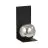 Emibig Wandlamp Form Staal Zwart | Geschikt voor 1x E14 - Max 10W