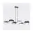 Emibig Hanglamp Drumz Staal Zwart | Geschikt voor 6x E14 - Max 10W