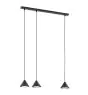 Emibig Hanglamp Elit Staal Zwart | Geschikt voor 3x GX53 - Max 12W