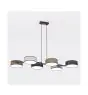 Emibig Hanglamp Drumz Staal Zwart | Geschikt voor 6x E14 - Max 10W