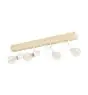 Eglo Plafondlamp Townshend 3 Hout Staal Wit | IP20 - Geschikt voor 4x E27 
